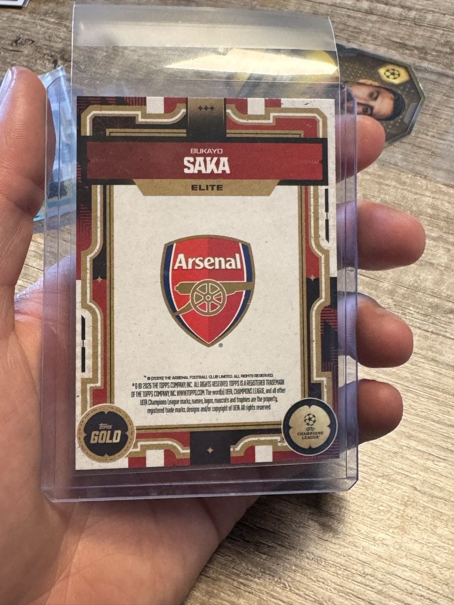 Topps Carte collezionabili: SAKA Elite Topps Gold UCC 25/26 – Nuovo (secondo la descrizione) da Riehen venduto da luc_q2nh 2