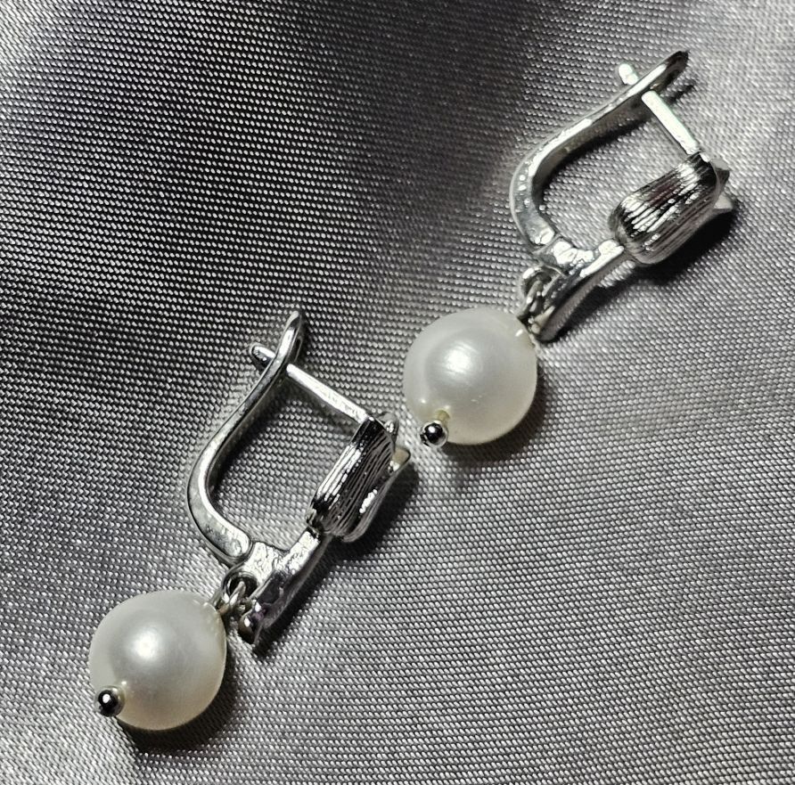 Ohrringe & -stecker: Ohrringe mit Perlen Tulpe Silber – Neu (gemäss Beschreibung) aus Grenchen von maretop 2