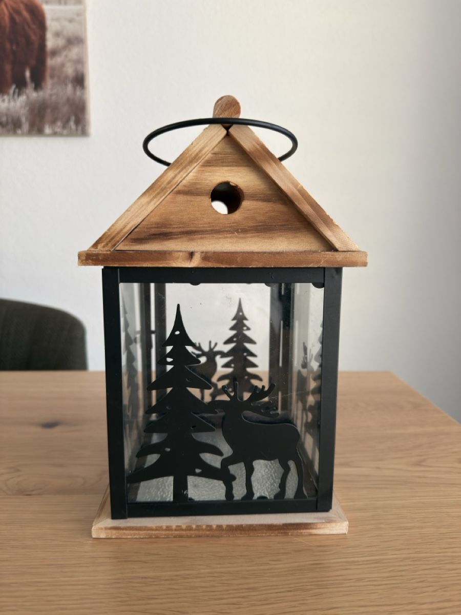 Lanterne: Winter-Laterne mit Wald-Motiv – Nuovo (secondo la descrizione) da Sarmenstorf venduto da Nathaliie_21 2