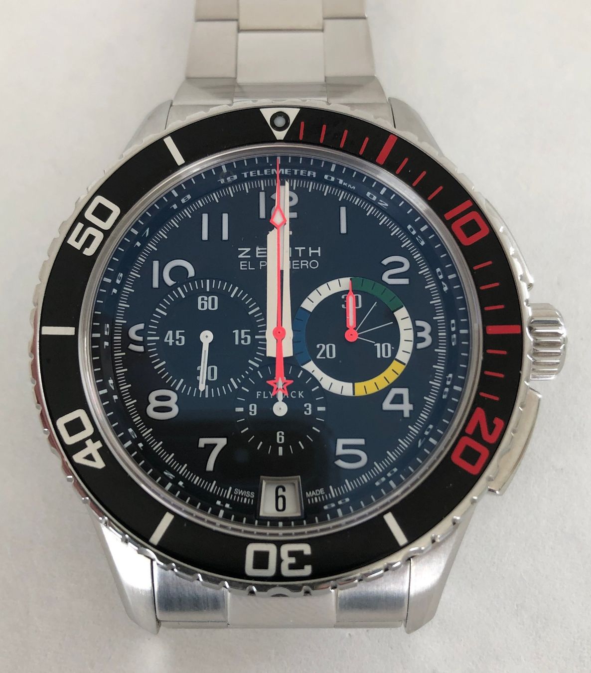 Zenith Orologi: ZENITH El Primero Stratos Flyback Rainbow - ungetragen – Usato da Appenzell venduto da Zimiuno 1