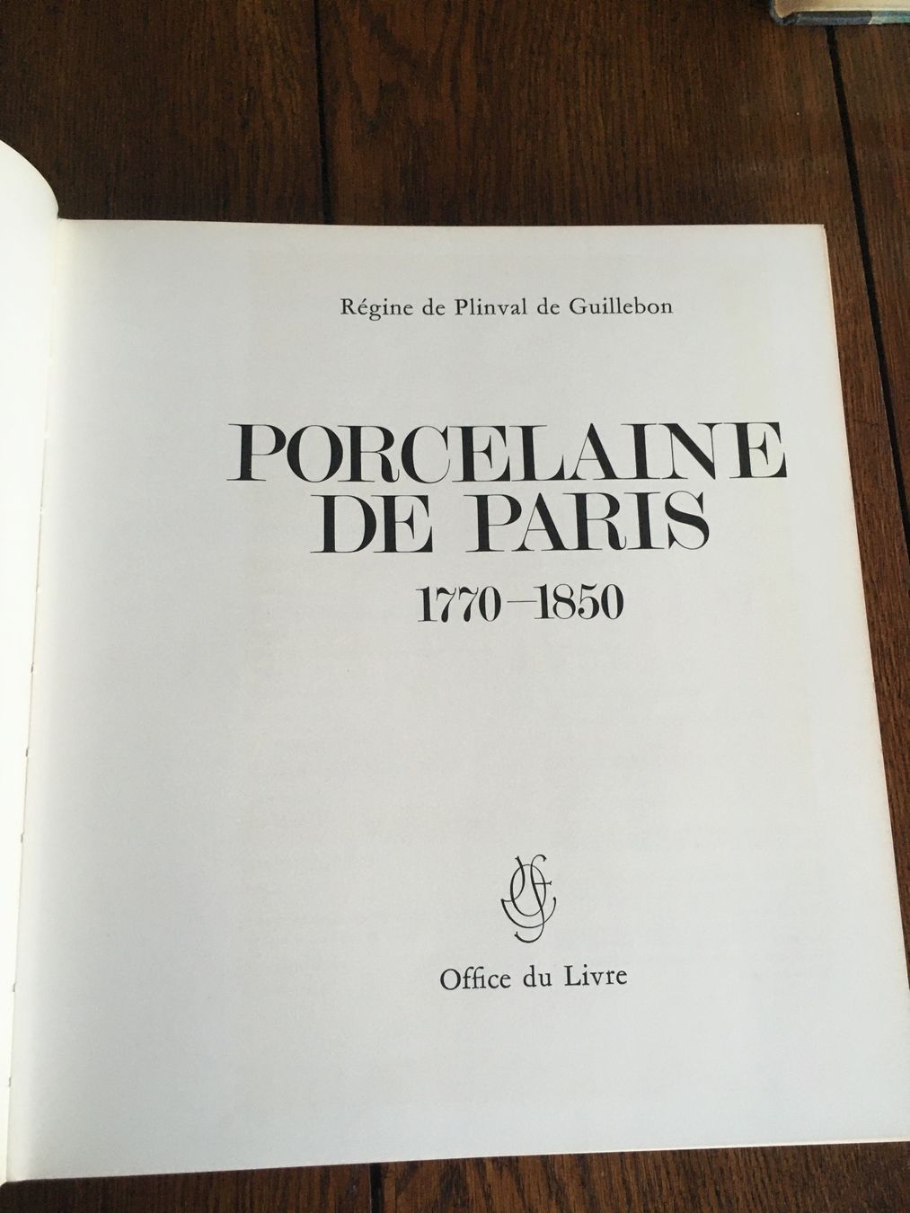Libri: Buch: Porcelain de Paris 1770-1850 – Usato da Basel venduto da Peter_schlemihl 1