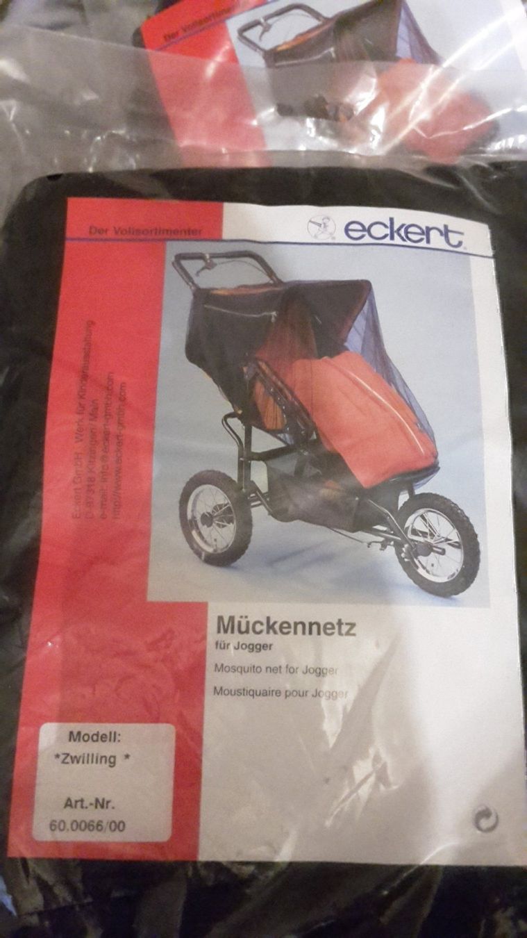 Zwilling Kinderwagen: Mūckennetz Zwilling – Neu und originalverpackt aus Schwarzenburg von Flamingo07