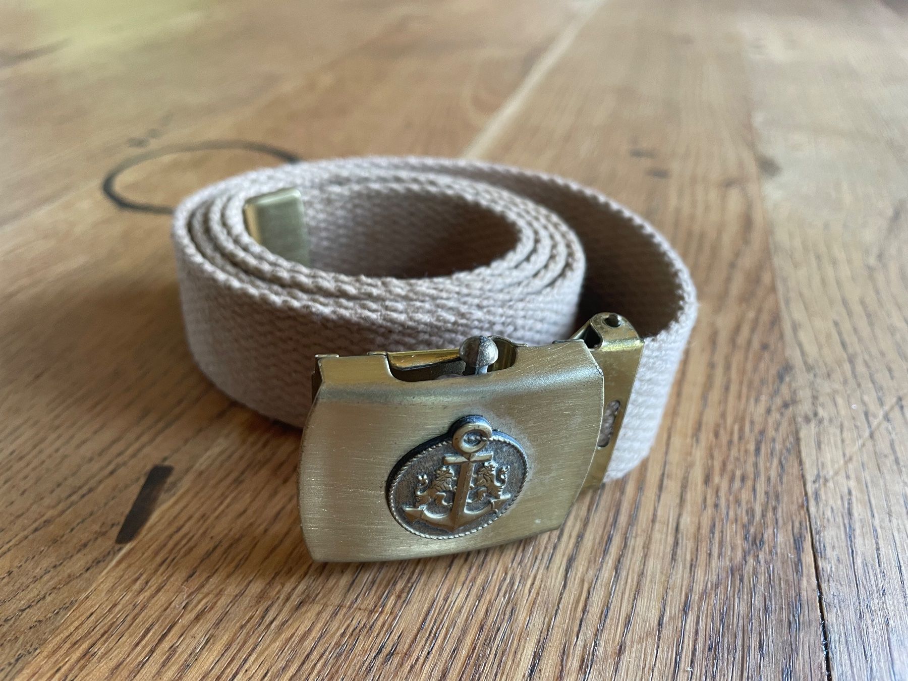 Schweizer Armee Cinture: Ceinture US Navy originale – Usato da Oberbütschel venduto da Woodie2005
