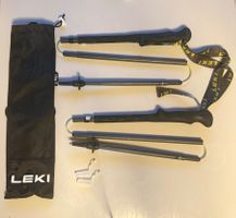 Bâtons de trail Leki en carbone avec sac