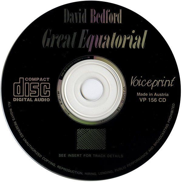 CDs: David Bedford – Great Equatorial – D'occasion à St.Gallen par jalamusic 2