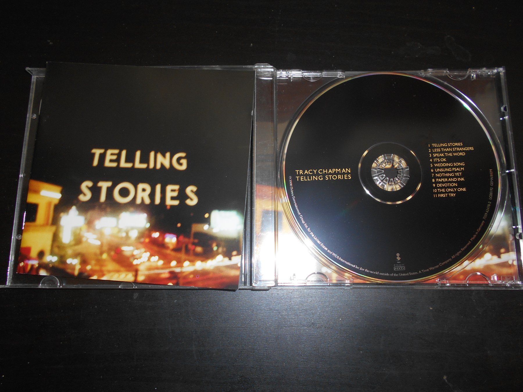 CD: Tracy Chapman – Telling Stories / 2000 – Usato da Aarberg venduto da witchhunter01