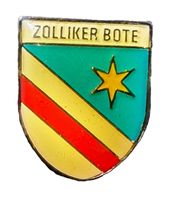 U992 - Pin Gemeinde Wappen Zollikon / Zolliker Bote