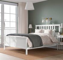 HEMNES Bett 160x200 inkl. 2 BICO Lattenrosten  neuwertig