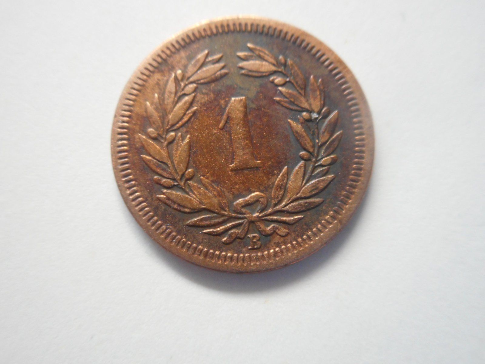 Tutti le monete: 1 Rp. 1857 uralt – Usato da Kriegstetten venduto da pizlad2010 2
