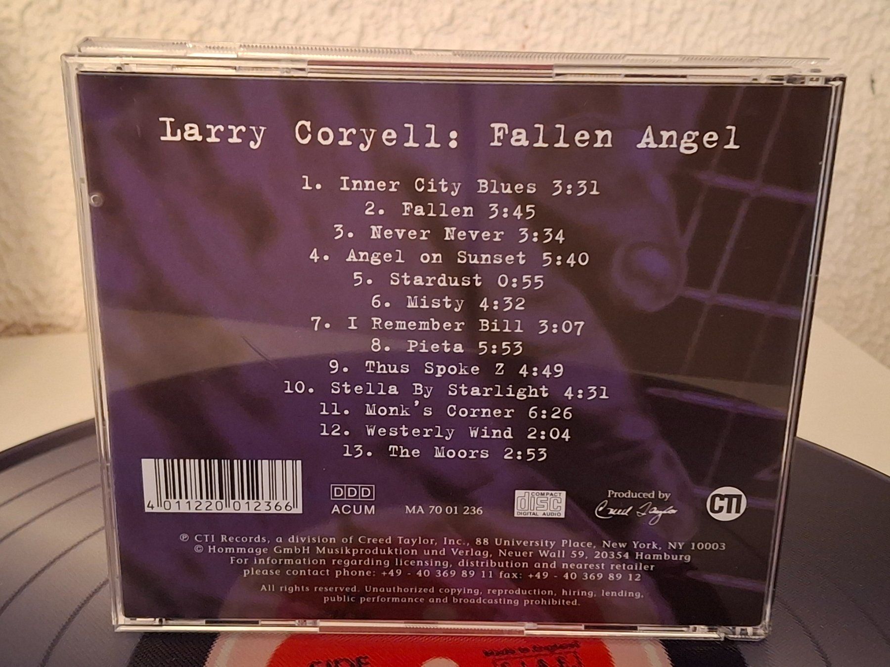 CD: CD Larry Coryell - Fallen Angel  - Jazz – Usato da Aarberg venduto da Jackup1 1