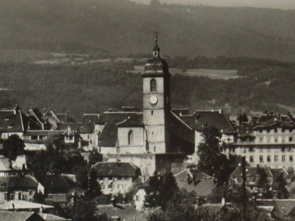 Cartoline postali: Porrentruy , Kirche  1949 – Usato da Grenchen venduto da Bluemchen1900