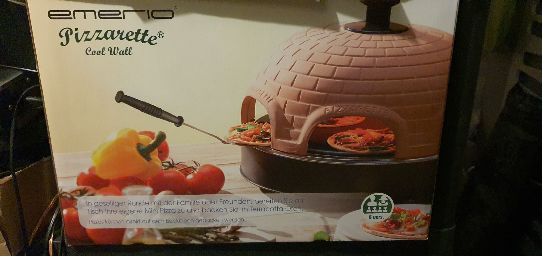 Elettrodomestici da cucina: Emerio Pizzarette Cool Wall - Pizzaofen – Nuovo (secondo la descrizione) da Muri AG venduto da Jeromia