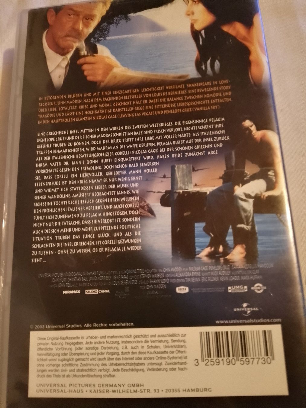 Alle VHS: Corellis Mandoline Universal VHS 905 977-3 – Gebraucht aus Remetschwil von Hofiii 2