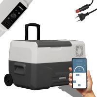 AREBOS Kompressor Kühlbox mit Rollen 27L