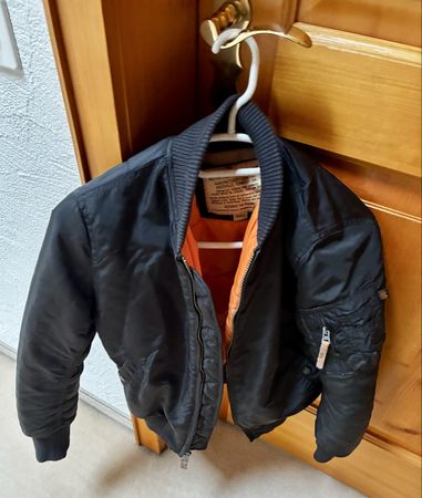 Alpha Industries Bomber Jacket MA-1 Black Size S