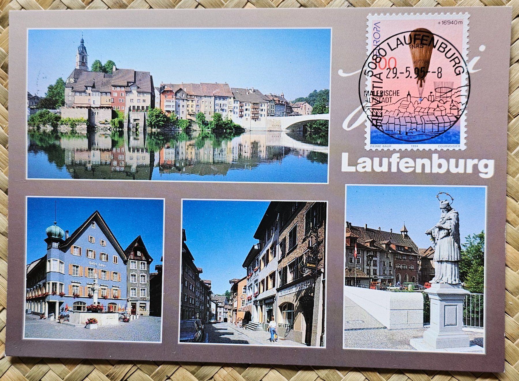Cartoline postali: LAUFENBURG mit Sst 29.5.95 Vollstempel – Nuovo (secondo la descrizione) da Les Valettes venduto da Nuba1