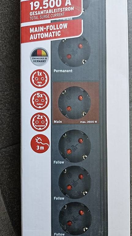 Stecker: Master Slave Steckleiste EU Stecker neu – Neu (gemäss Beschreibung) aus Steinach von artimiro 2