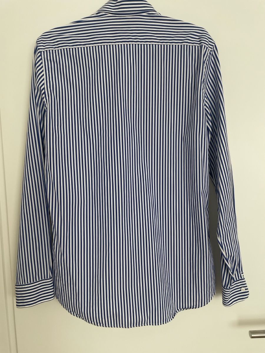 Camicie: Parklane Camicia a Righe Blu e Bianche,, M – Usato da Bellinzona venduto da remarema 3