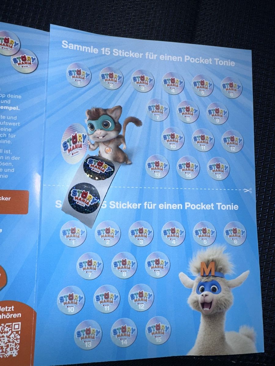 Migros Raccolte di bollini & punti: 2x Story Mania Sticker  – Nuovo e nell'imballaggio originale da Winterthur venduto da aod_hsv7 1