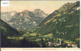 Wolfenschiessen mit den Wildgeissbergen - Litho