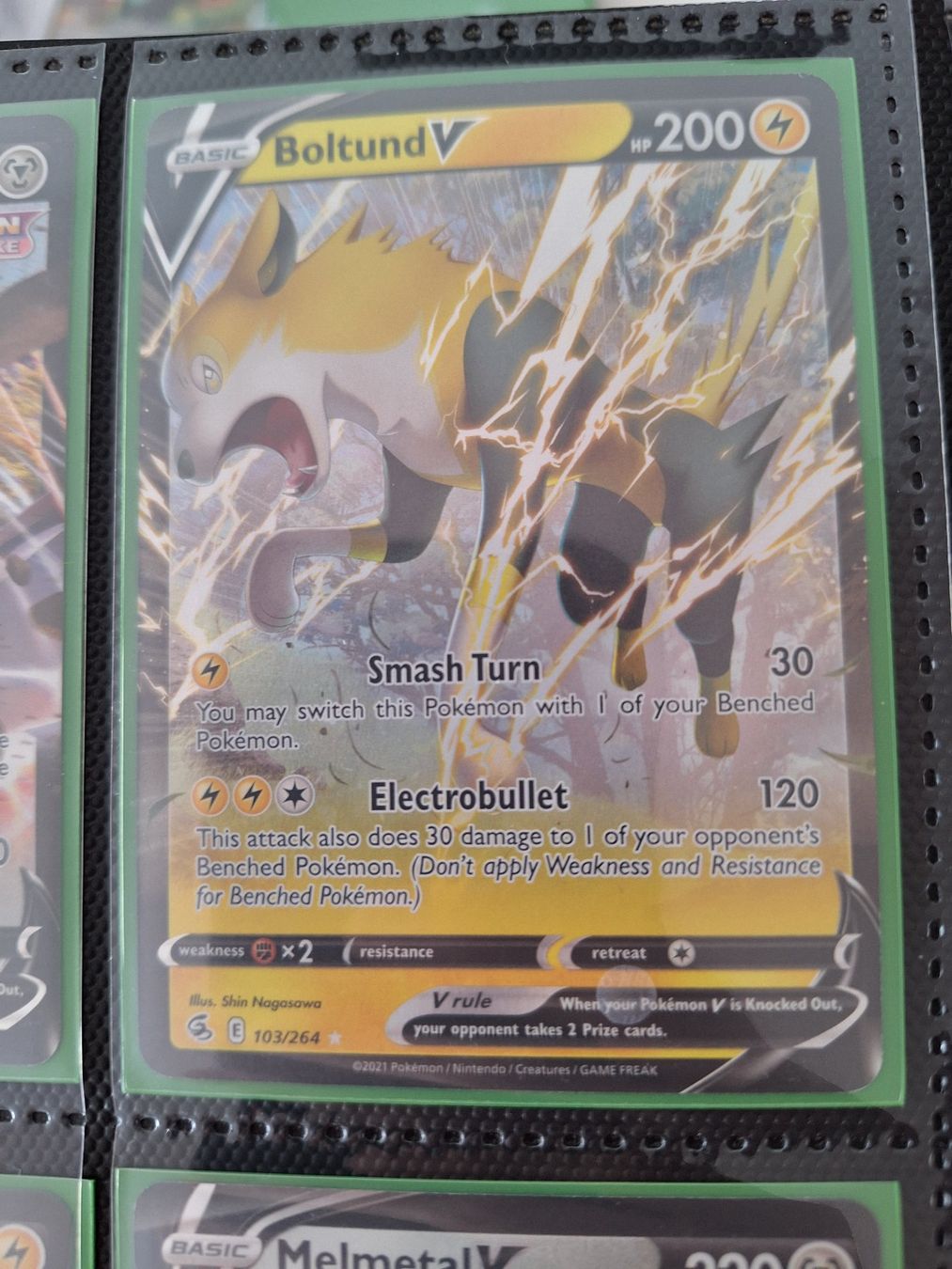 Pokémon Carte collezionabili: Boltund V – Usato da Altstätten SG venduto da GGsGameshop