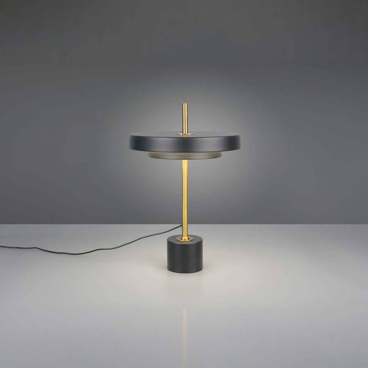 Lampade: LED Tischleuchte, Schwarz, 46 cm Höhe – Nuovo (secondo la descrizione) da Kreuzlingen venduto da Smart-Light 2