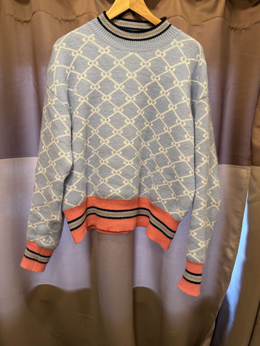Pullover & Sweatshirts: Winter Pullover, Grösse L, hellblau/rosa, Neu – Neu (gemäss Beschreibung) aus Walde AG von Hanutta