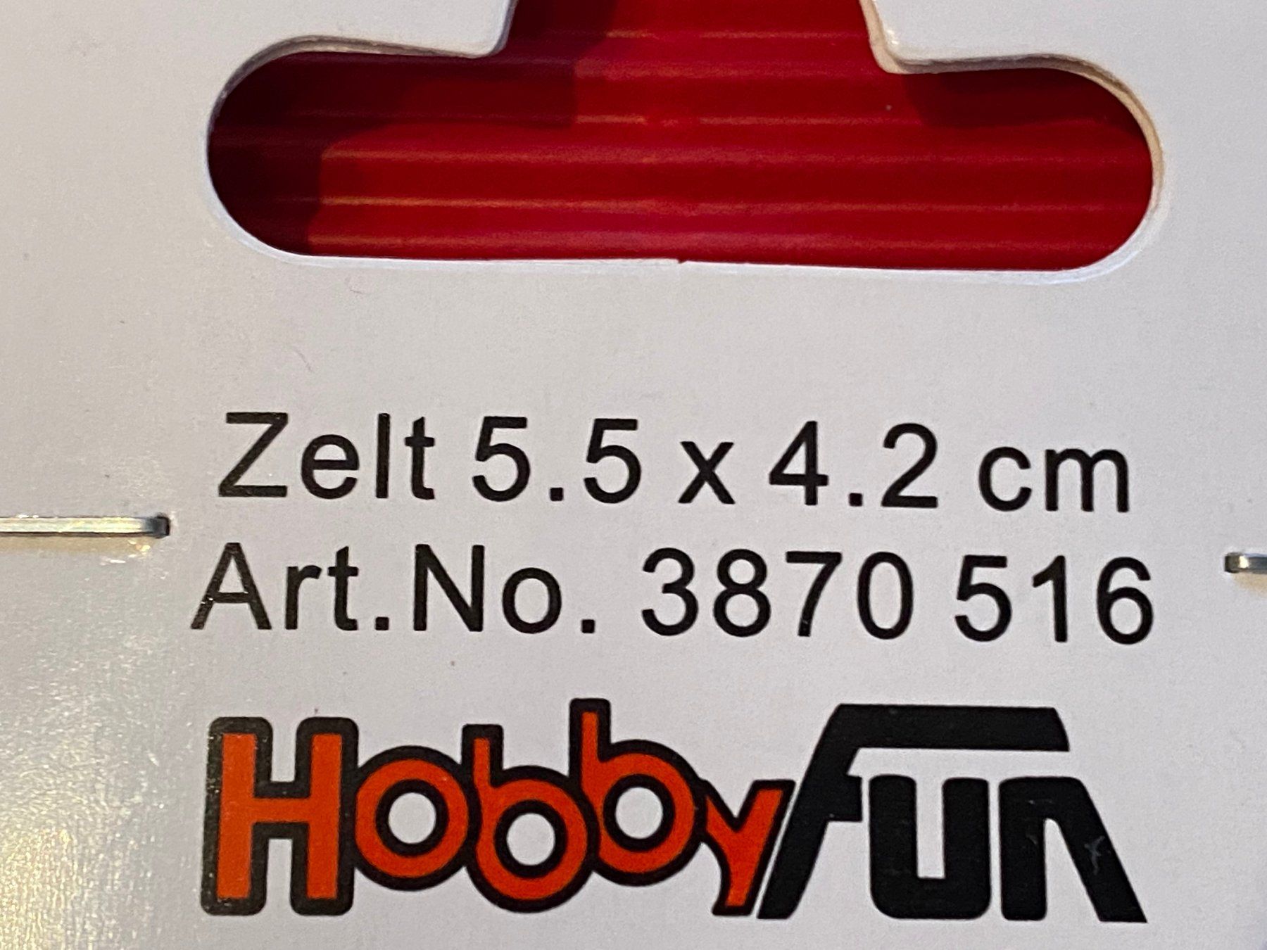Kits de loisir créatif: Mini-Zelt – Neuf avec emballage d'origine à Egg SZ par irbaku 2