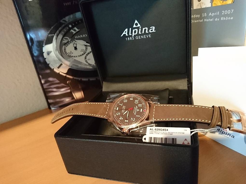 Alpina Orologi: Alpina Startimer Pilot Automatic 44 mm - wenig getragen – Usato da Reinach BL venduto da Softseller 3