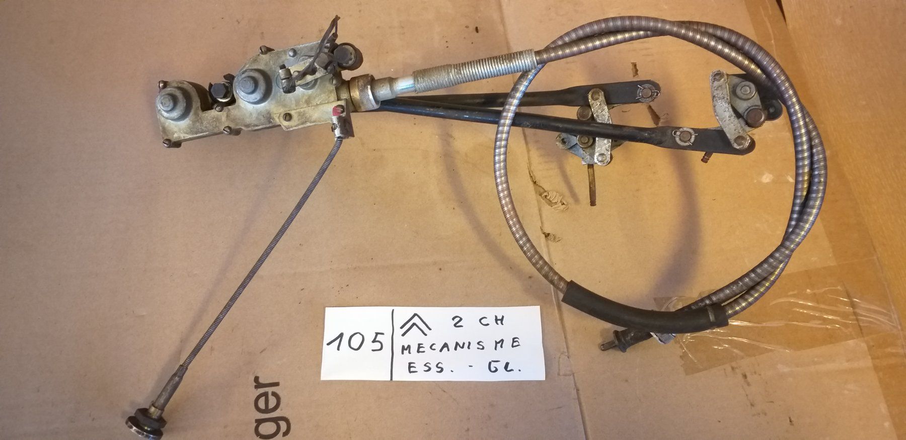 Citroën Alle Autoersatzteile: CITROEN  2 CH.  MECANISME ESSUIE-GLACE PAR CABLE COMPTEUR – Gebraucht aus cortébert von rlv 4