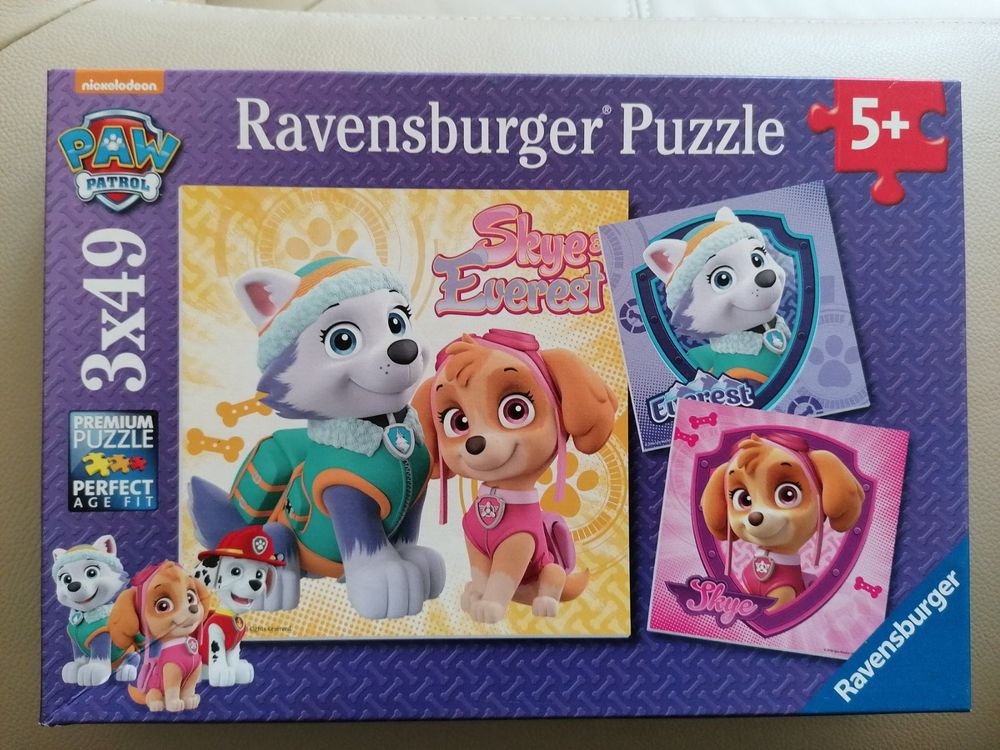 Ravensburger Kinder Puzzle 3x49 Teile Paw Patrol Motive (Gebraucht) in ...