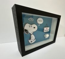 KeC: Snoopy “WC-Papier Egoisten”, 3D Bild, signiert, UNIKAT