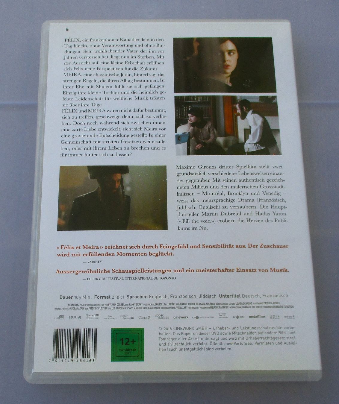 Tutti i DVDs: FELIX & MEIRA - Maxime Giroux – Usato da Wattwil venduto da Muriel10 1