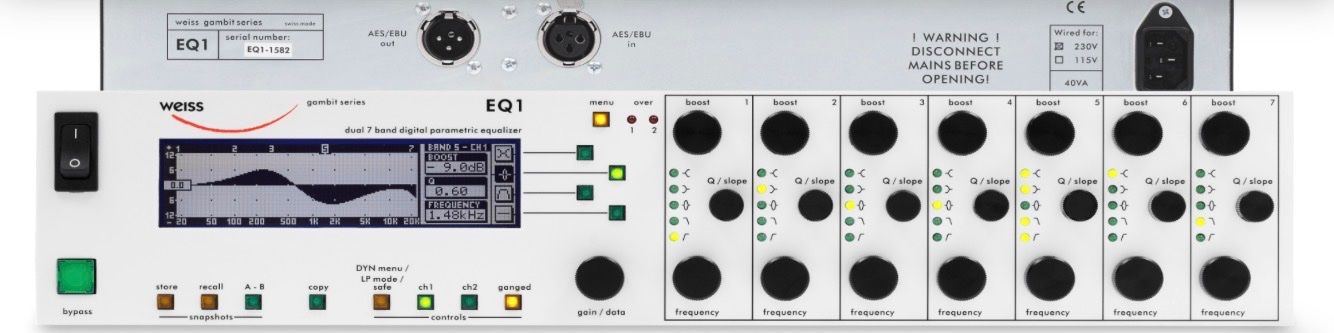 Platines de mixage: Weiss EQ1 Dynamic & Linear Phase 96K – D'occasion à Zürich par rie_dn6f 1