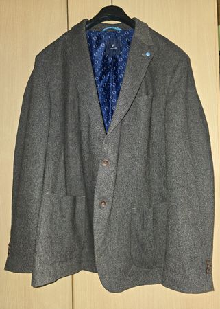 Blazer Pierre Cardin, 50 XXL, marron foncé