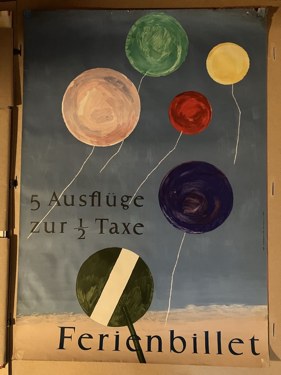 Foto & Immagini: Originalplakat SBB Ferienbillet – Usato da Eglisau venduto da claudio1757