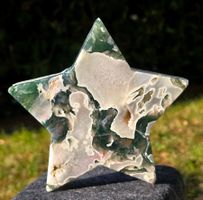 ⭐ Moosachat Stern  Wunderschöner handpolierter Stern