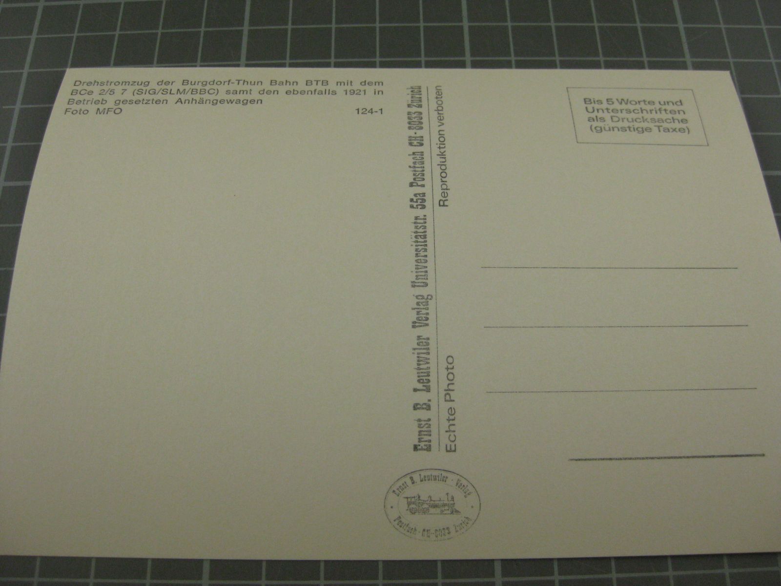 Cartoline postali: AK Grosshöchstetten mit Zug – Nuovo (secondo la descrizione) da Malters venduto da Marosko 1
