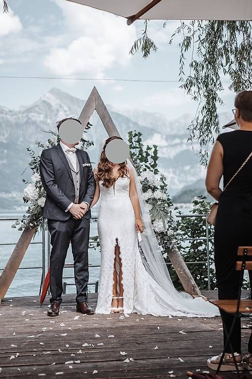 Vestiti: Traumhaftes Boho-Brautkleid mit Schlitz – Usato da Pfäffikon SZ venduto da Nadine.Jordan 3