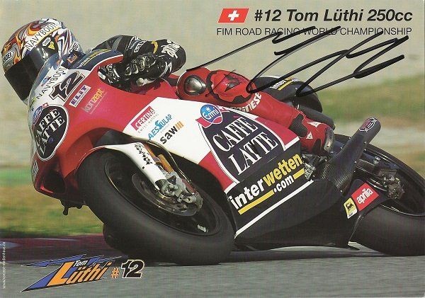 Autografi: Autogrammkarte Tom Lüthi 2007 – Usato da Solothurn venduto da F1shop1