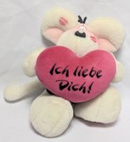 Vintage Diddl mit Herz - Ich liebe Dich - Plüsch Figur 