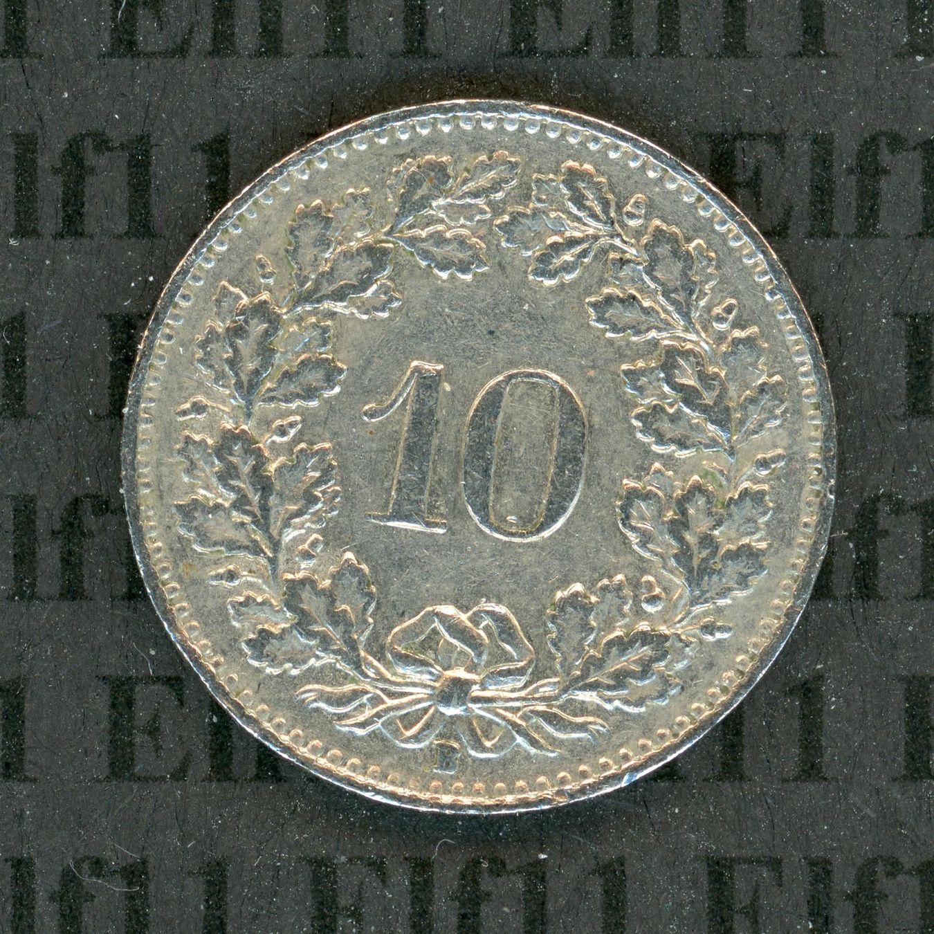 Tutti le monete: CHF___0.10 1955 ss-vz 10 Rappen – Usato da Widnau venduto da Elf11 1