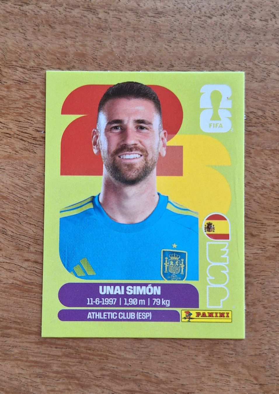 Panini Carte collezionabili: Panini Unai Simón ESP 2 – Nuovo (secondo la descrizione) da Romanens venduto da Crocette