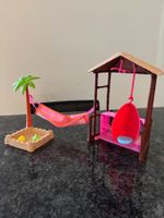 Strand-Set für Puppenhaus, Sommer, Mini-Oase, Top Zustand!