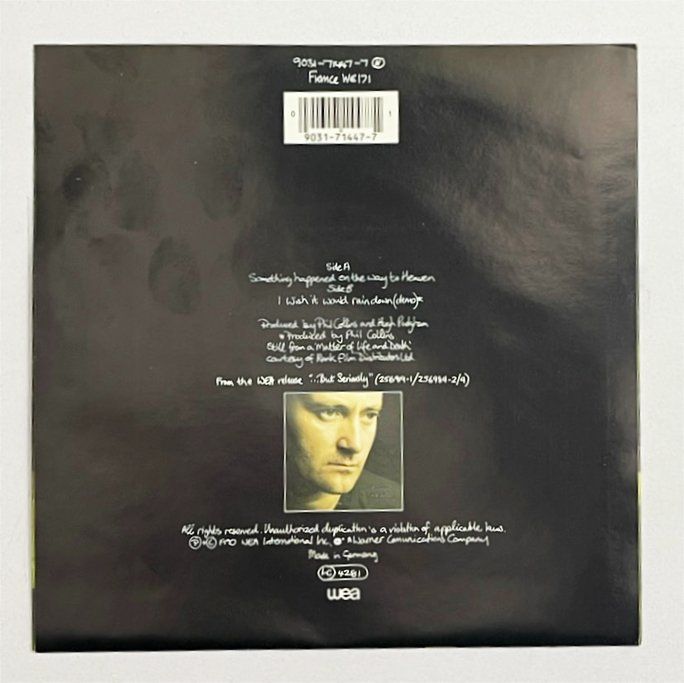 Dischi in vinile: Single: PHIL COLLINS - Something Happened On The ... (Pop) – Nuovo (secondo la descrizione) da Frenkendorf venduto da Yard-Sale-2000 1