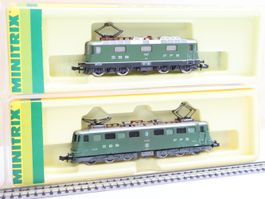Minitrix 2 x SBB E-Lok Set - schöne Modelle OVP