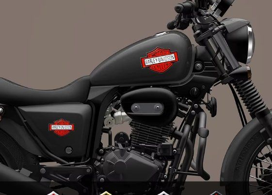 Sticker: Autocollant métal Harley Davidson – Nuovo e nell'imballaggio originale da Allens venduto da MADE.IN.ROCK.N.ROLL 1