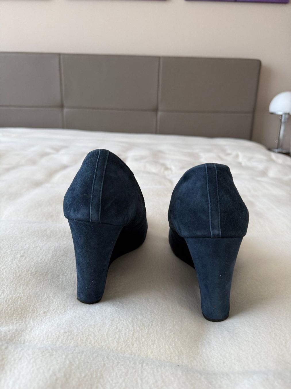 Dune London Scarpe da donna: Dune Keilabsatzschuhe dunkle Blaues – Usato da Spreitenbach venduto da BritToSwiss 2