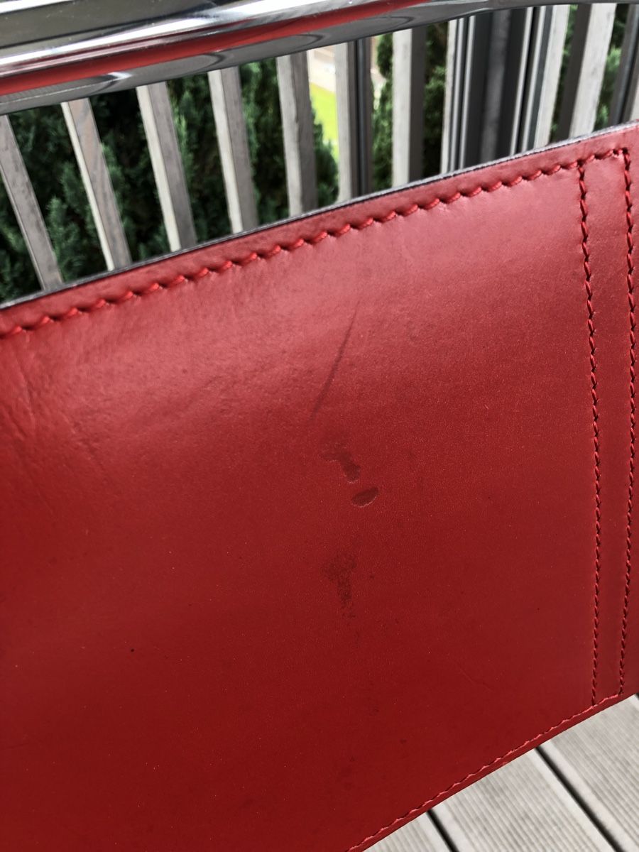 Sedie: Mobilia Italia Leder Freischwinger Rot – Usato da Fribourg venduto da ann_l9b7 5