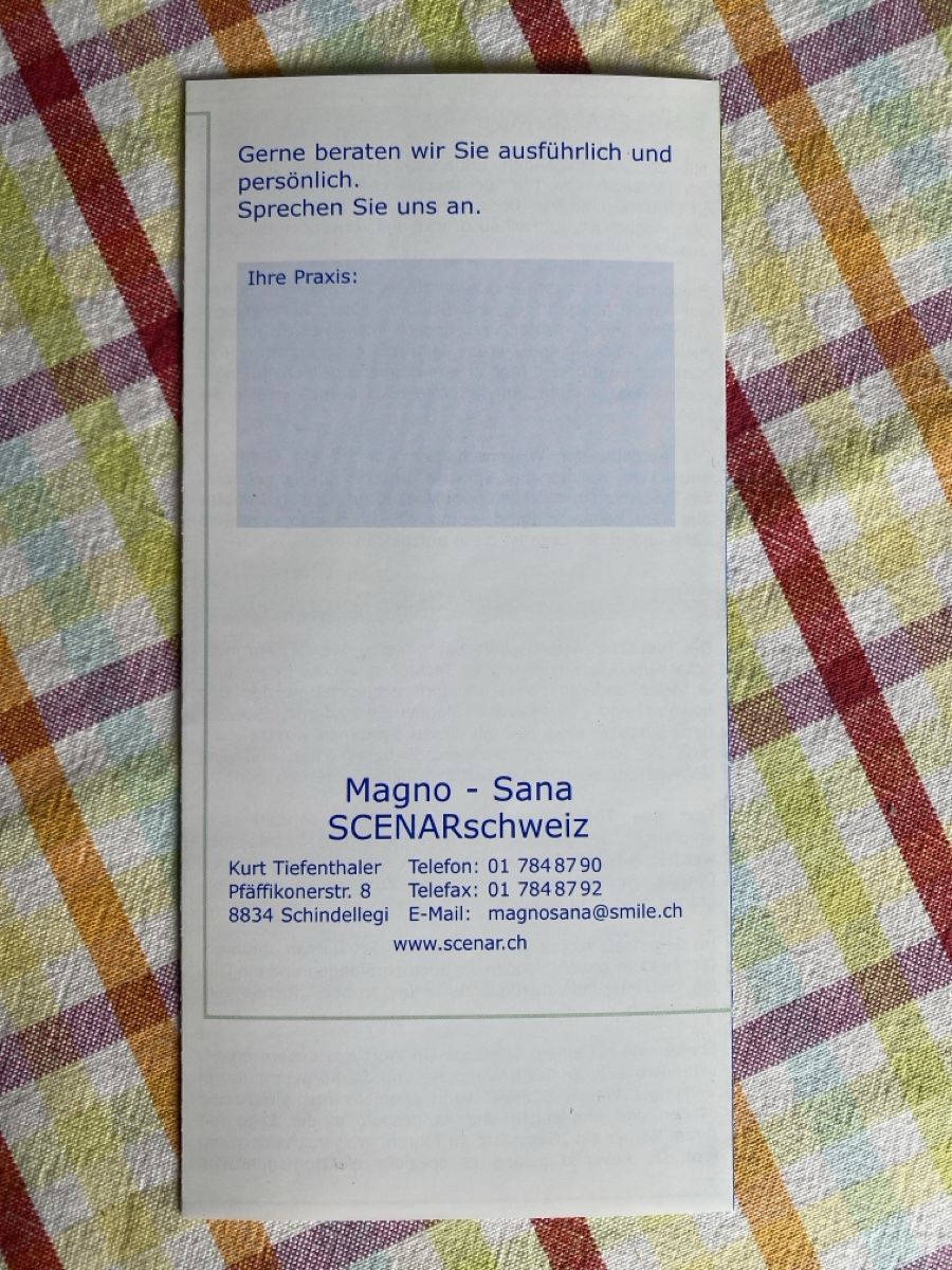 Attrezzature mediche: SCENAR home Therapiegerät – Usato da Gossau ZH venduto da mahabalipuram 6